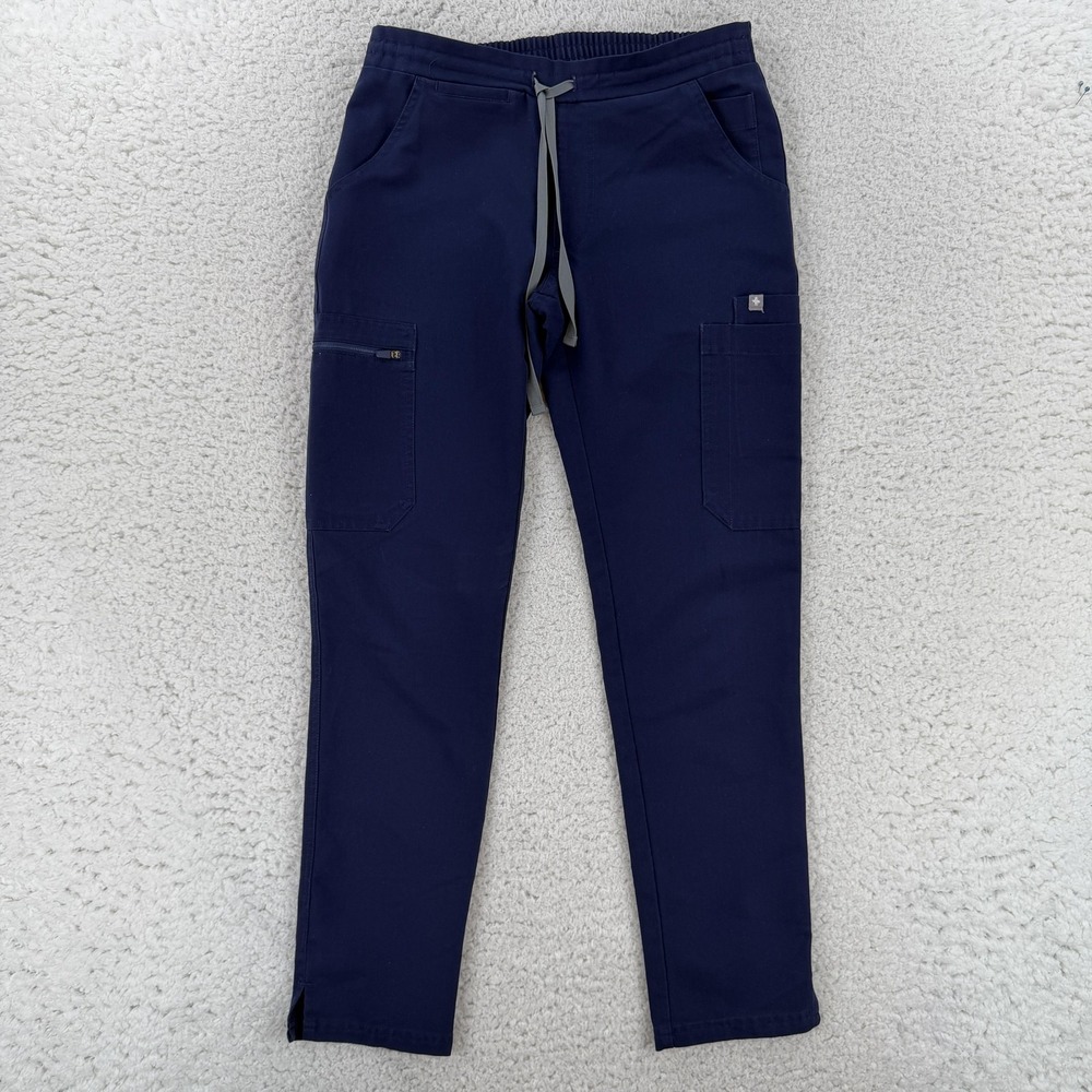 FIGS Technical Collection Cargo Pants Womens Petite XXS Blue Scrub TW2000P